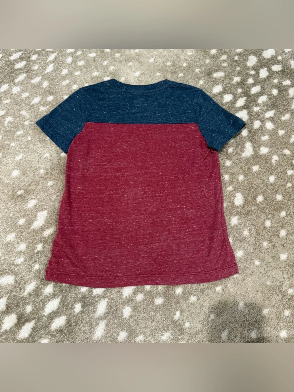 Bundle (4) Boys Short-Sleeve Shirts - Gray, Navy, Red, Maroon. Size 5